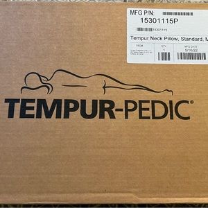 TEMPUR-Neck Pillow New in Box/Shrink Wrap